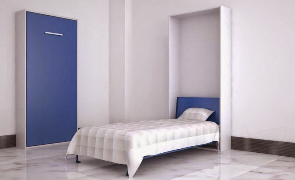 Giường MDF veneer chống ẩm gấp thông minh đa năng