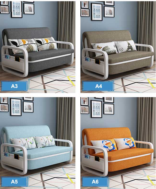 Màu sắc giường kết hợp sofa