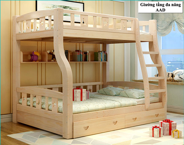 Giường tầng đa năng cho cả người lớn và trẻ em