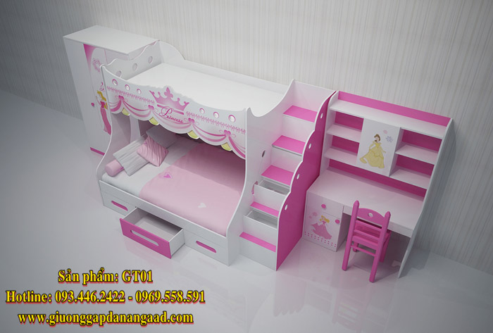 Giường 2 tầng dành cho trẻ em GT01
