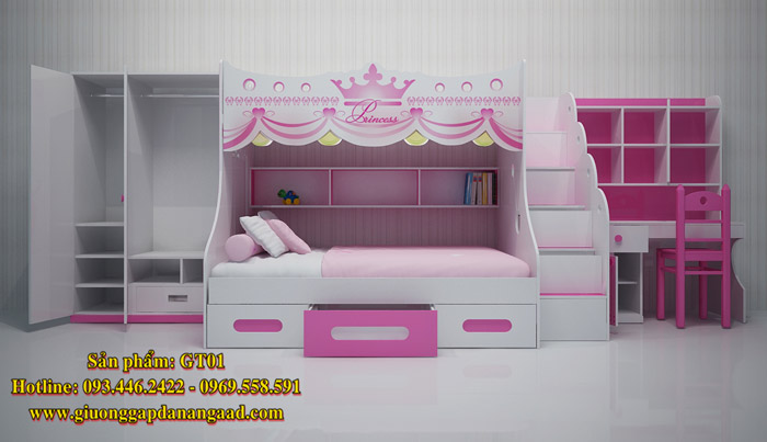 Giường 2 tầng dành cho trẻ em GT01
