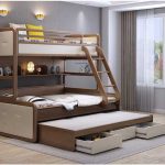 9 Mẫu giường 3 tầng giá rẻ bằng gỗ, sắt tại Hà Nội