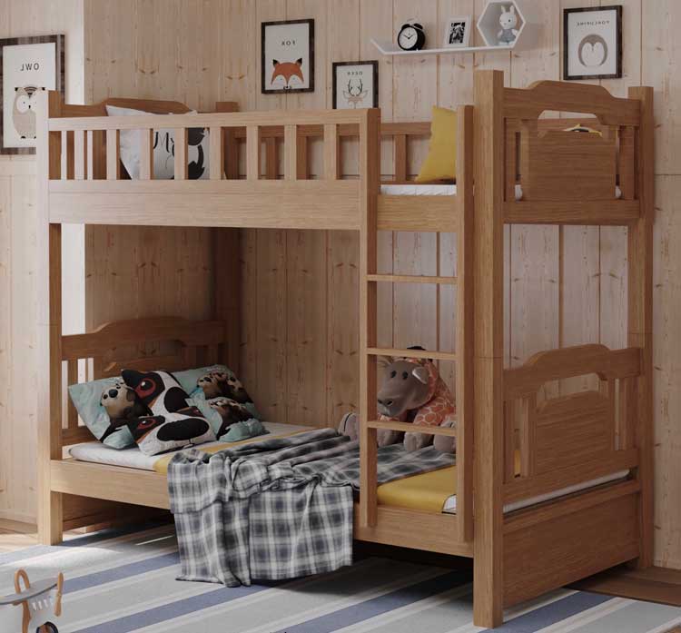 giường 2 tầng bằng gỗ