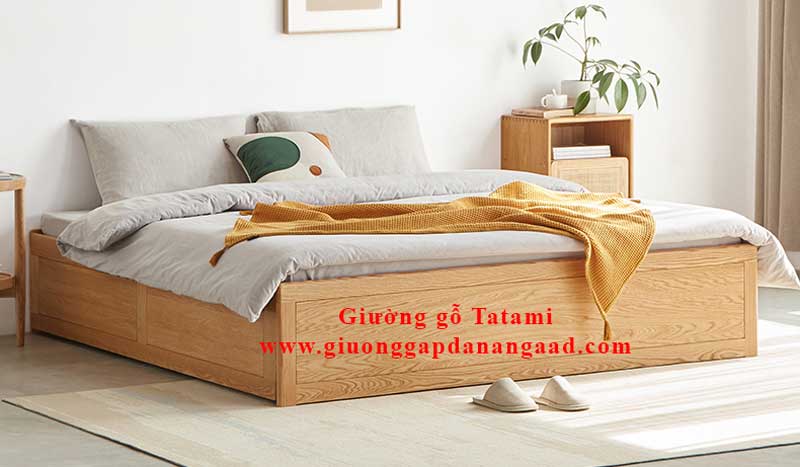 giường gỗ tatami