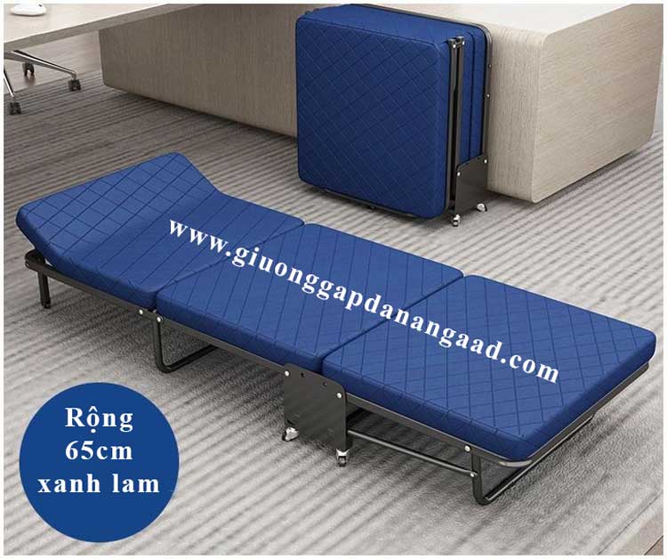 giuong-nem-gap-gon-3-khuc-mau-xanh-lam-rong-65cm